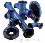 供应搪玻璃管道三通弯头