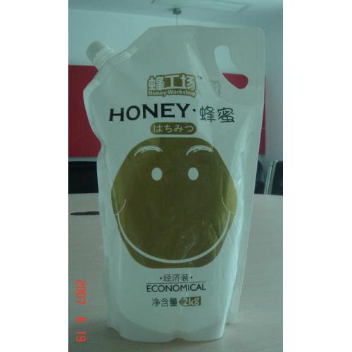 自立手提式吸嘴异形包装袋