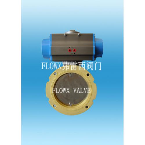 气动粉尘蝶阀、气动卫生级粉末蝶阀