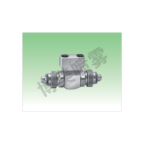 顶部入口双头型空气雾化喷嘴