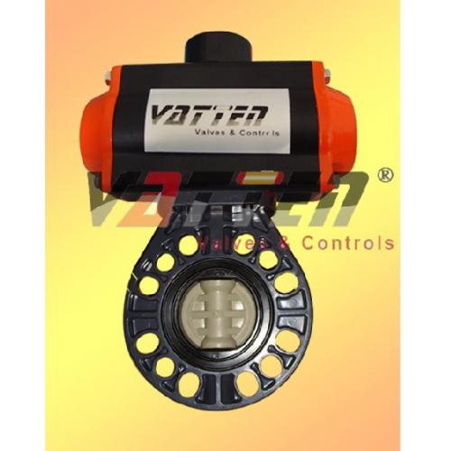 气动UPVC蝶阀  气动蝶阀