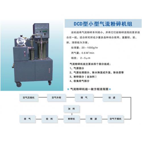 达晨DCD型小型气流粉碎机组