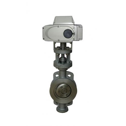 电动硬密封调节蝶阀