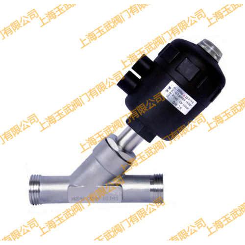 外螺纹气动角座阀