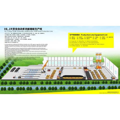 海宇HLJ小型大型轻质墙板生产线