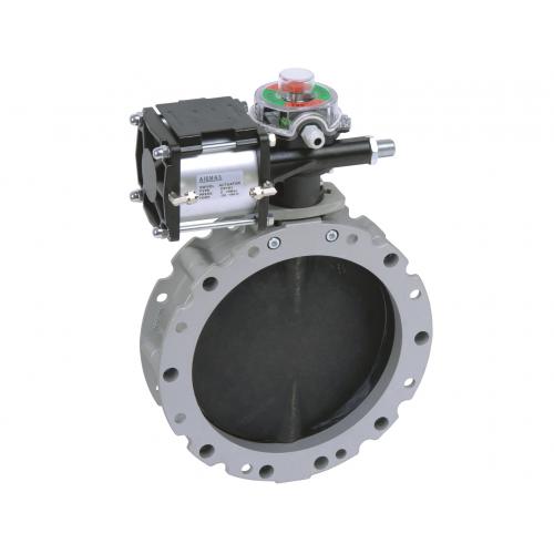 V.FS100-400GBN气动粉体蝶阀