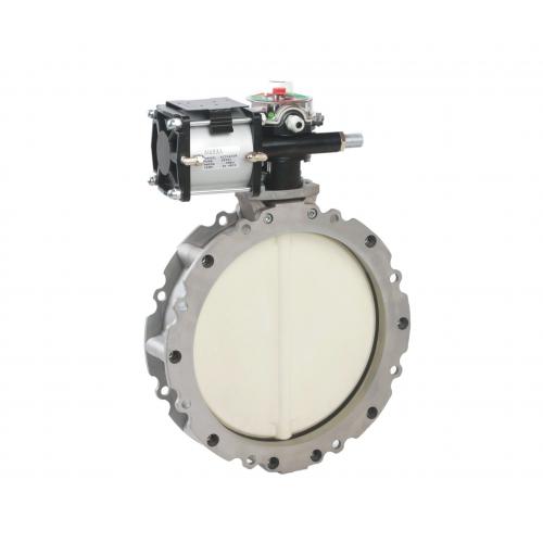 V.FS100-400SN气动粉体蝶阀