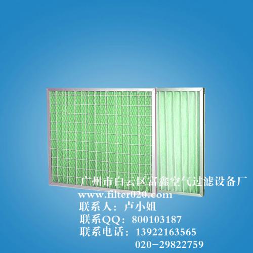 G4护网折叠初效空气过滤器