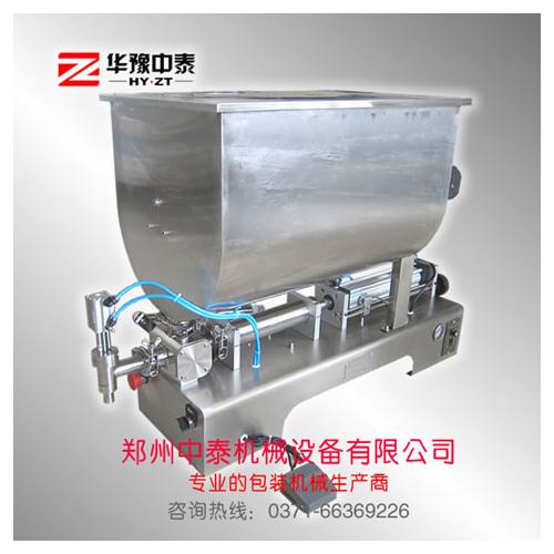 卧式搅拌型浓酱灌装机