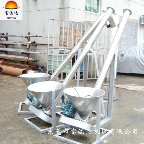不锈钢螺旋提升机 粉体上料机 不锈钢螺丝输送机工厂