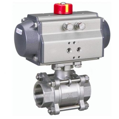 气动螺纹球阀-气动二通球阀-气动丝口球阀-气动O型球阀