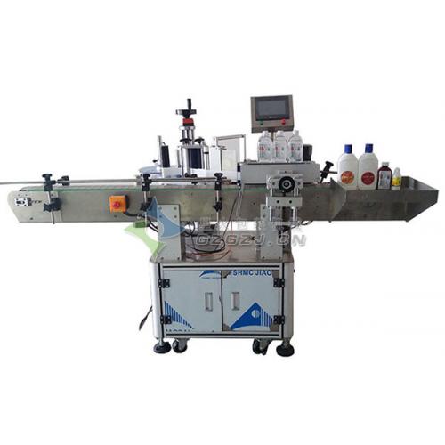 全自动圆瓶口服液贴标机-搓滚式立式圆瓶贴标机
