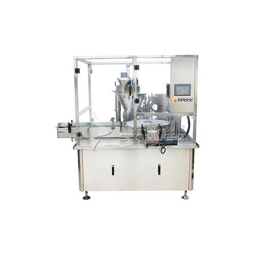 冰硼散粉剂灌装旋盖一体机专为小瓶粉剂灌装