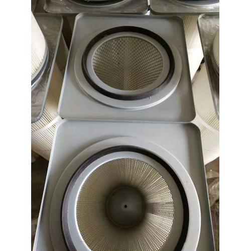 进气口系统方形卡盘木浆纸除尘滤芯滤筒方形端盖