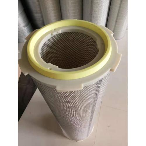 脉冲褶式除尘滤芯滤筒塑料卡盘滤筒