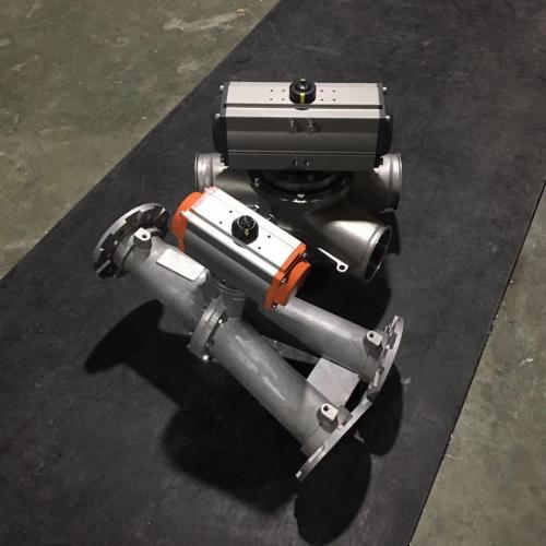 气动粉体三通换向阀