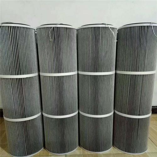 静电喷塑覆膜除尘滤筒粉尘滤芯