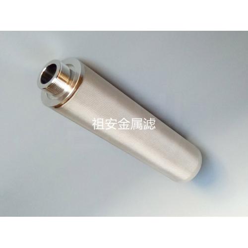 磷酸铁锂电池粉料输送设备316L金属纤维毡圆柱滤芯