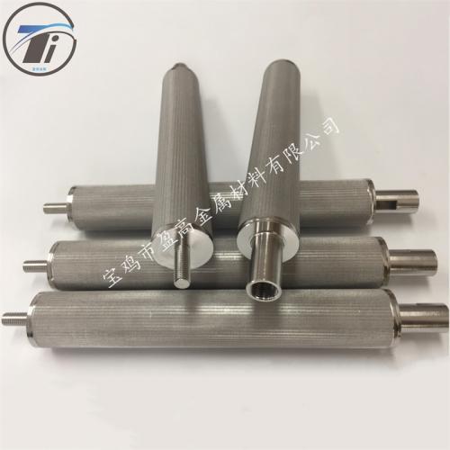 盈高透气性好多层丝网烧结过滤棒 不锈钢烧结网滤芯